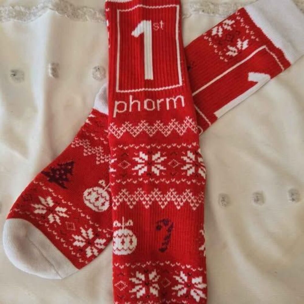 1ST Phorm Christmas socks